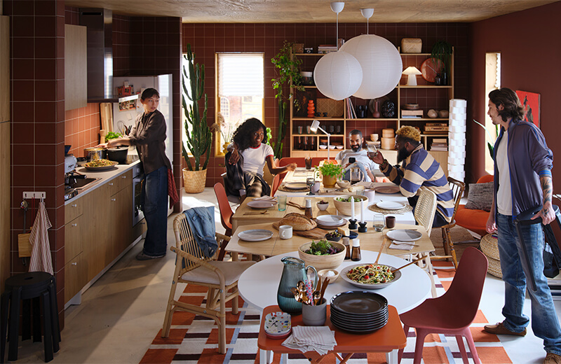 IKEA - A guide to open-plan kitchen design