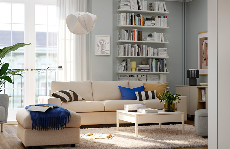 IKEA - Oturma odası tavanınız için aydınlatma fikirleri 