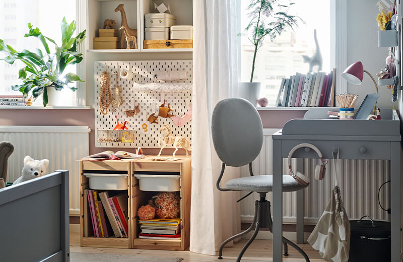 IKEA - Bu rahat çocuk odasında eğlence, konfor (ve ödevler) için yer açın!