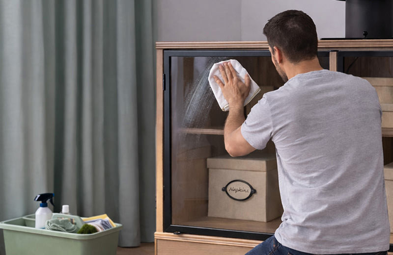 IKEA - Cam nasıl silinir? Mobilyaların cam yüzeyleri nasıl temizlenir?