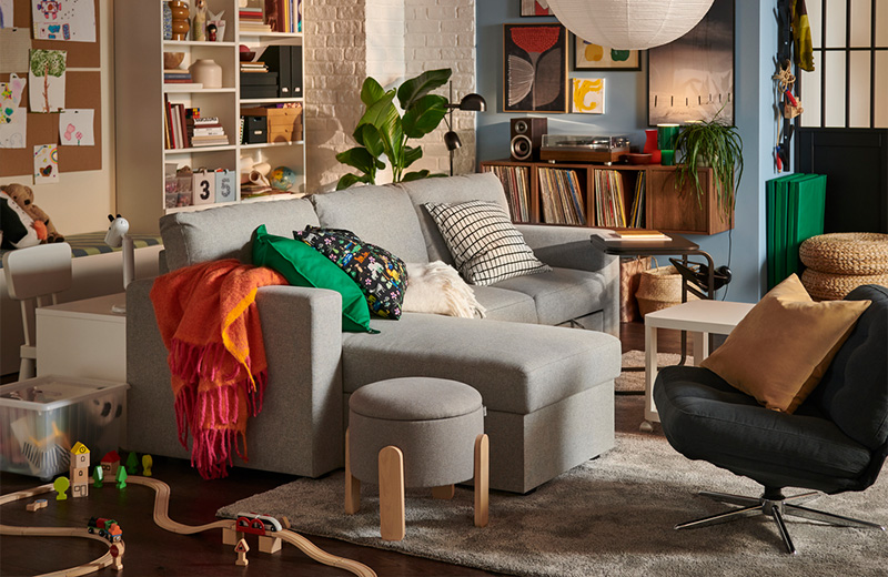 IKEA - Çocuk dostu bir oturma odası ve uyuyan bir sürpriz