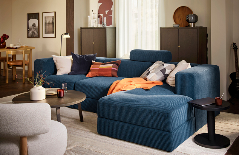 IKEA - Dağınıklığı ortadan kaldıran, sakin ve özenle tasarlanmış bir oturma odası