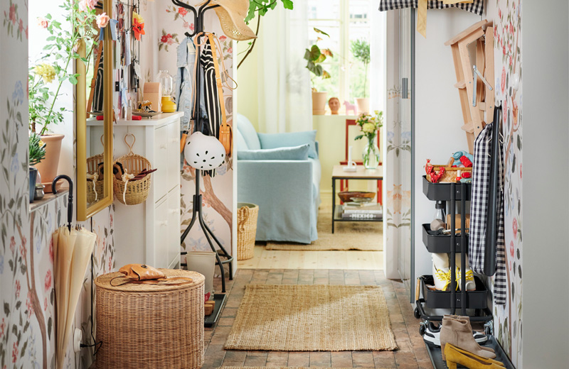 IKEA - A narrow multigenerational hallway that’s a hub of life