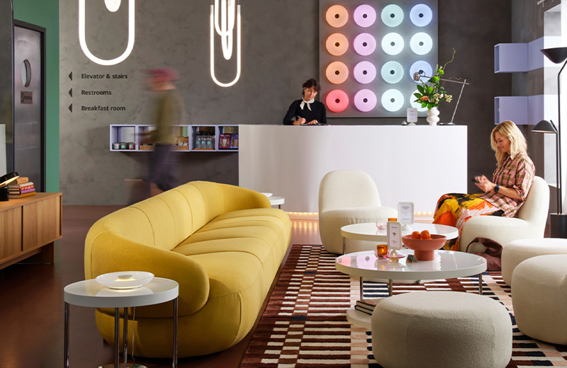 IKEA - Dikkatleri üzerine çeken bir otel lobisi tasarımı