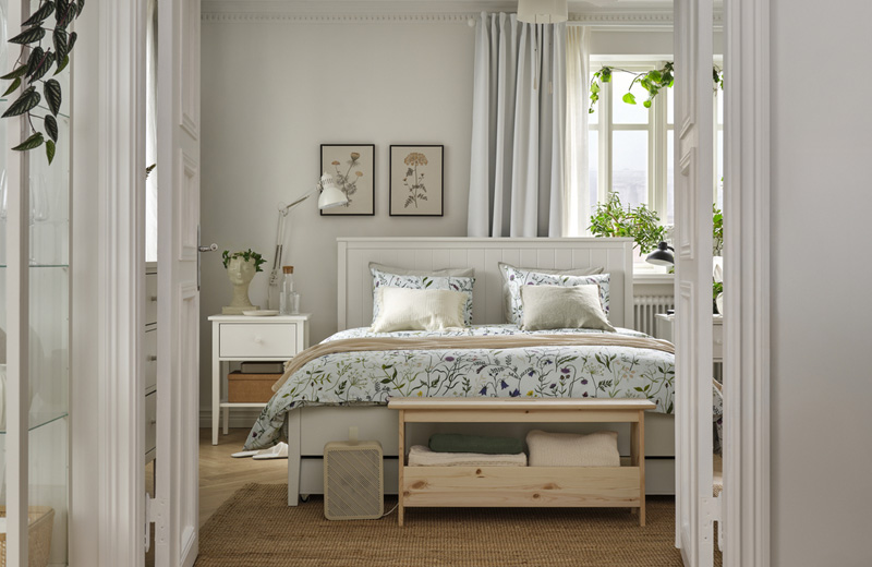IKEA - A calm, organised bedroom inspired by nature