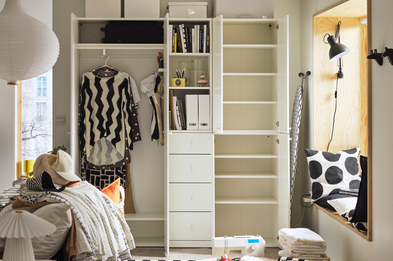 IKEA - Gardırobunuzu en verimli şekilde nasıl kullanabilirsiniz? 