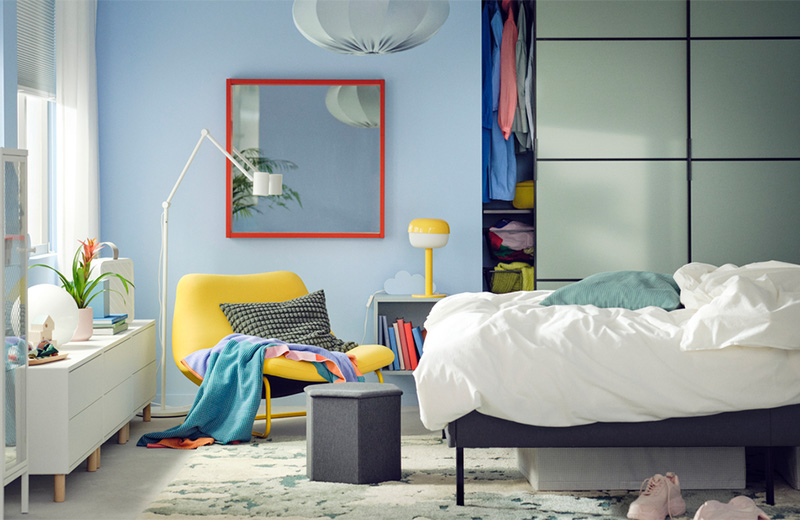 IKEA - A colourful bedroom haven for nights of better sleep 