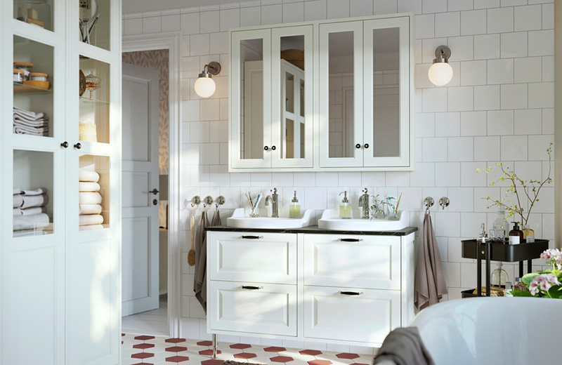 IKEA - The elegant and crafted bathroom that pays homage to traditional style