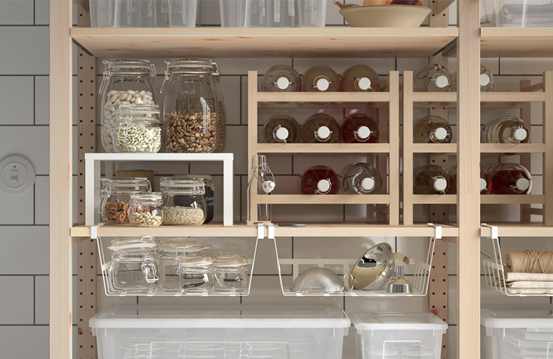 IKEA - How to organise food storage containers?