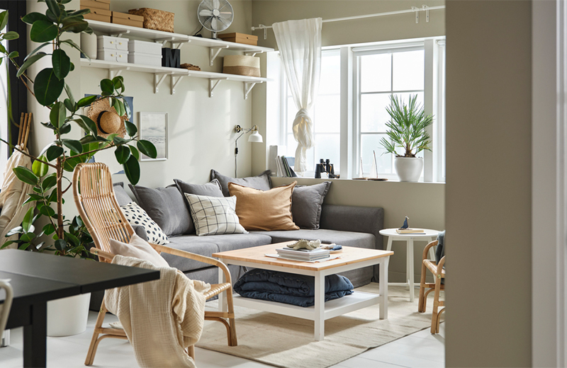 IKEA - The dream of a beach house in grey and beige tone