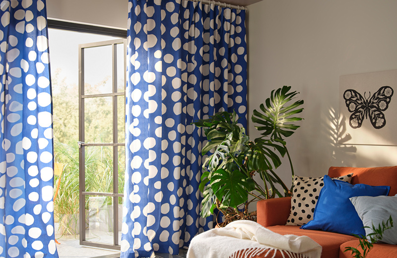 IKEA - See how easy it is to make – and hang – your own curtains!