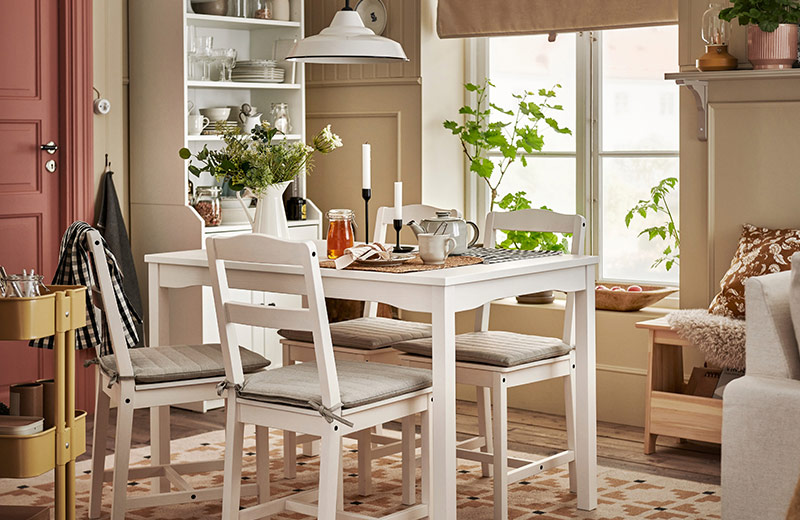 IKEA - Small but big on charm – a modern farmhouse dining room