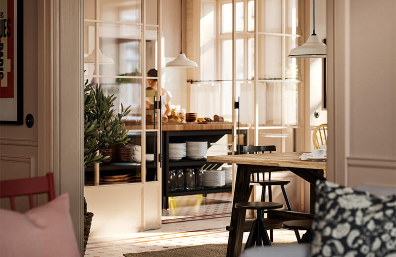 IKEA - Memnun misafirler ve güzel sabahlar için oda ve kahvaltı yemek odası fikirleri