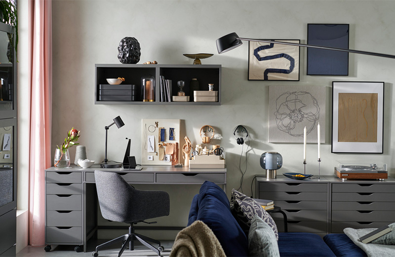 IKEA - Endüstriyel dokunuşlarla modern ve yaratıcı bir alan