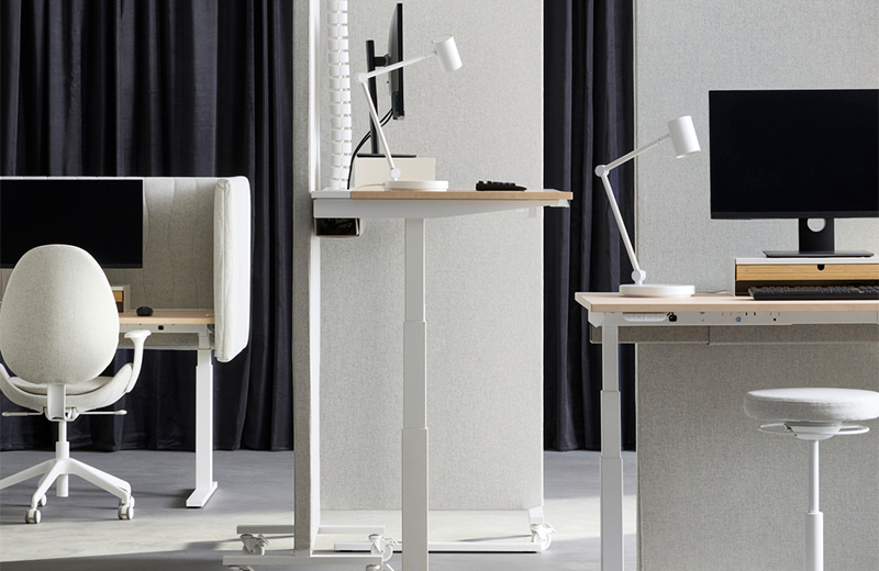 IKEA - Oturarak veya ayakta çalışarak ofis tasarımınızı ergonomik hale getirin