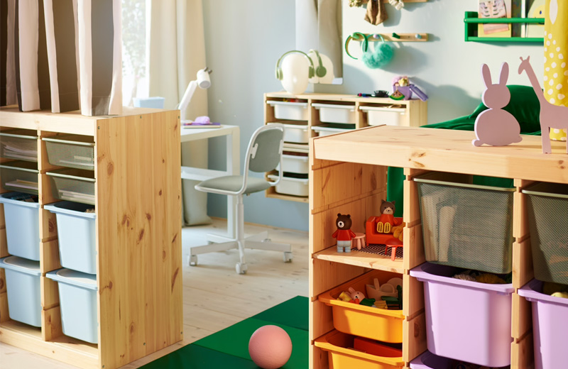 IKEA - One shared children’s bedroom. Multiple worlds!