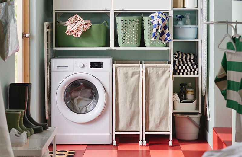 IKEA - Dream laundry room storage to help ease the endless loads