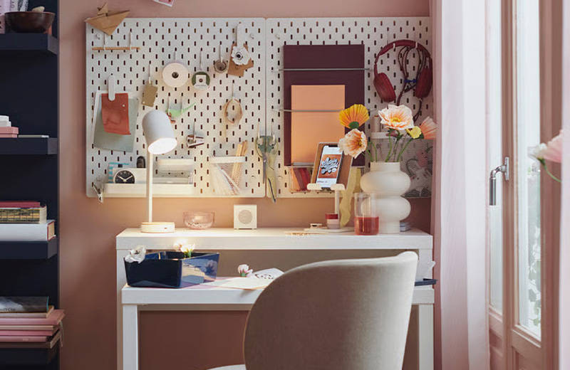 IKEA - Yaratıcı hobiler için alan sunan küçük bir yaşam alanı
