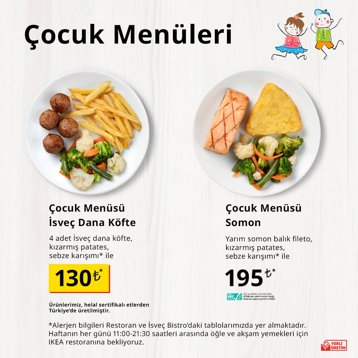IKEA-cy25 cocuk menuleri tr