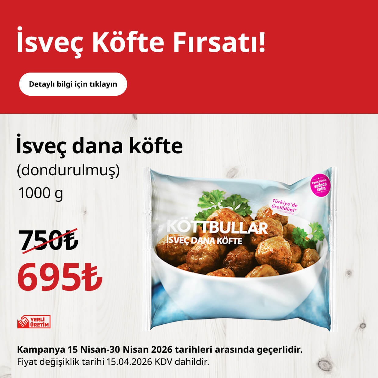 IKEA-isvec kofte firsati nisan tr