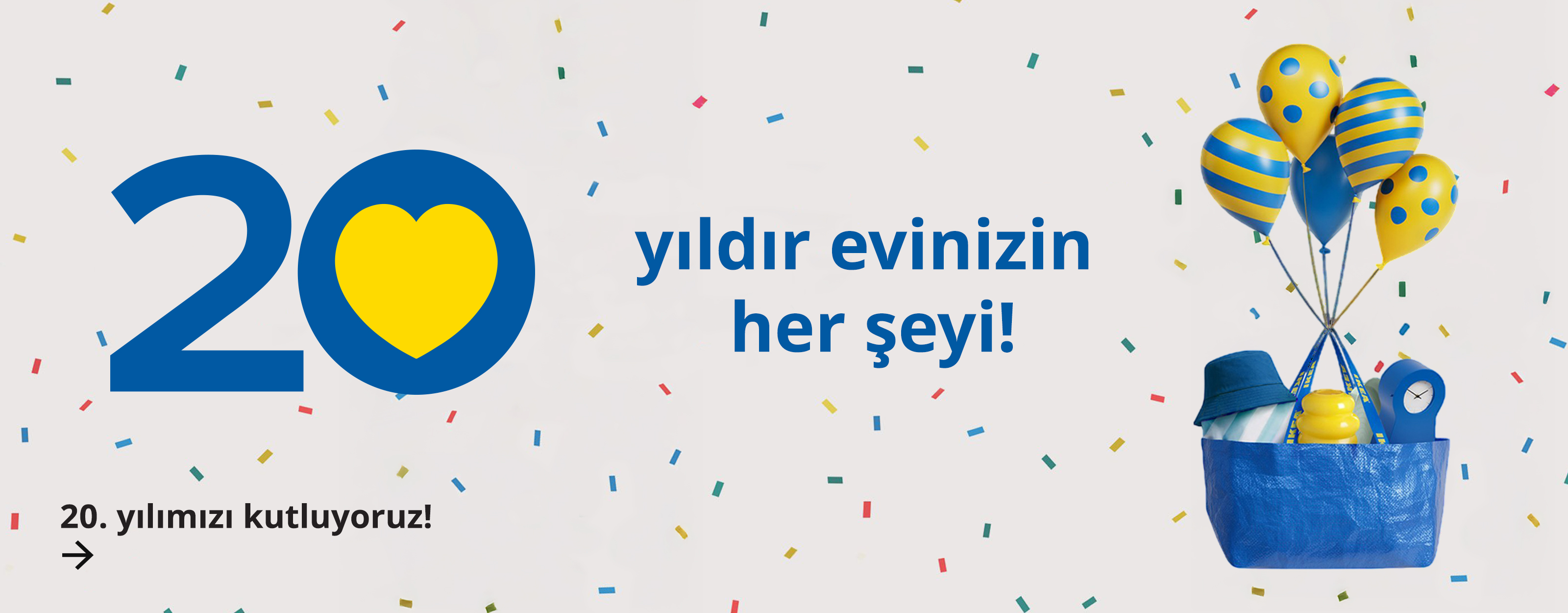 20. yıl kampanya mağaza banner