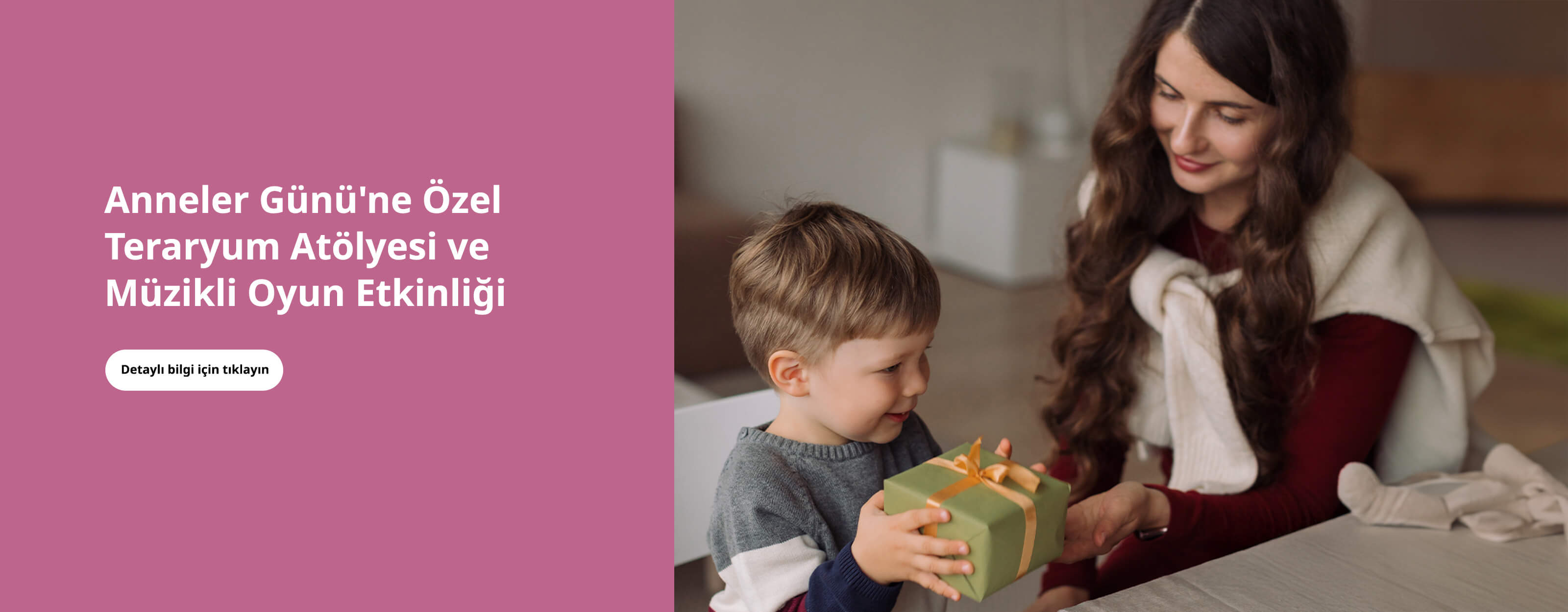 CY26 Anneler Günü'ne Özel Teraryum Atölyesi ve Müzikli Oyun Etkinliği