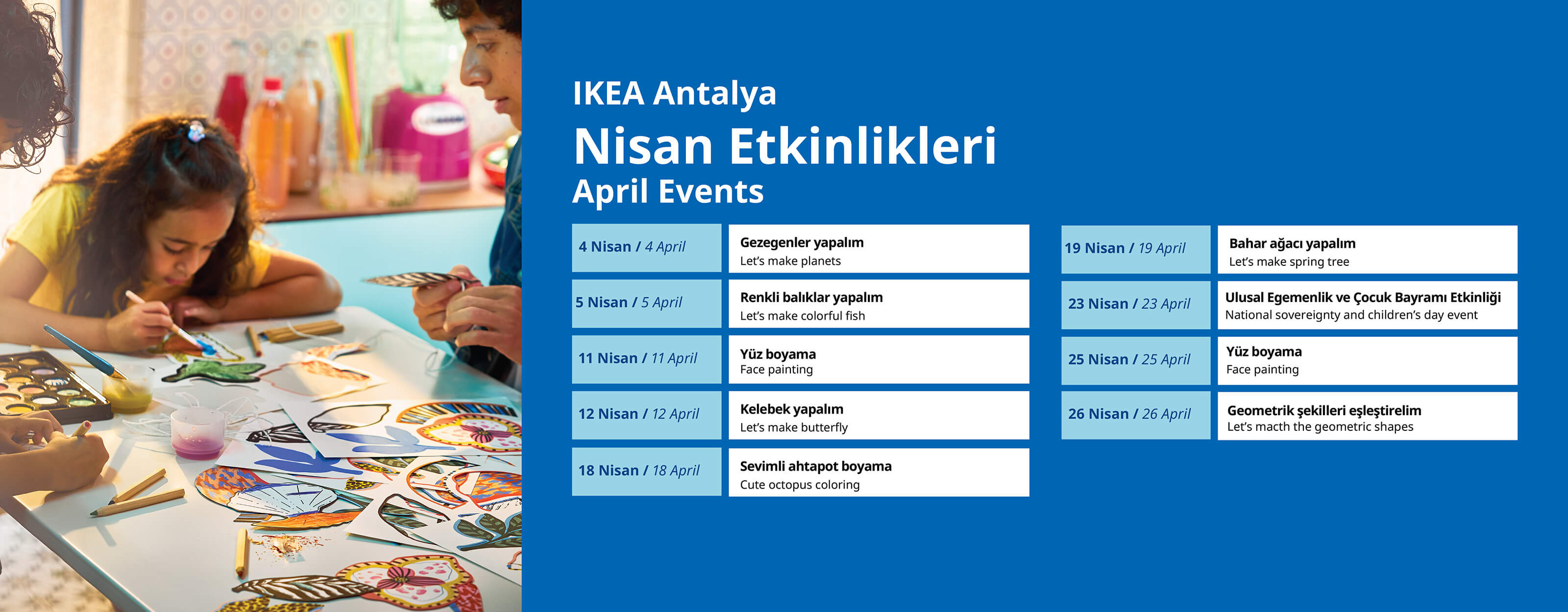 CY26 Antalya Etkinlik Takvimi