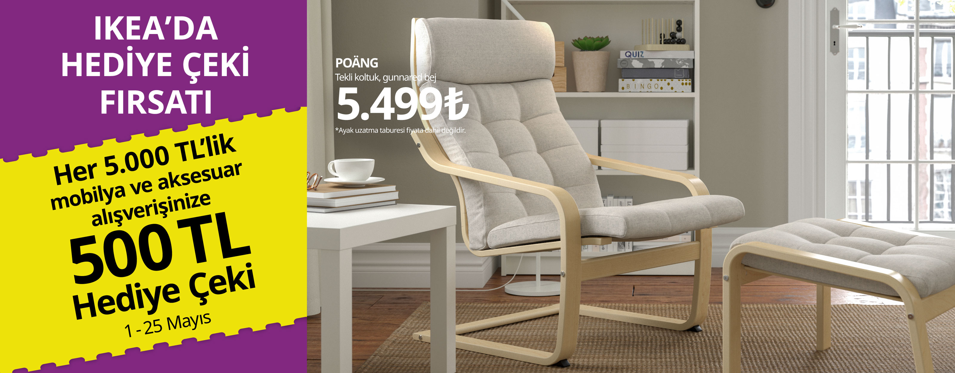 5.000 TL’ye 500 TL Hediye Çeki Kampanya Koşulları