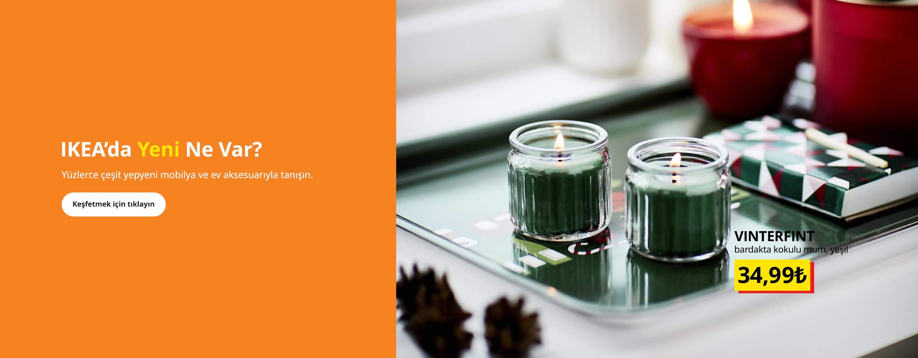 IKEA'da yeni ne var banner