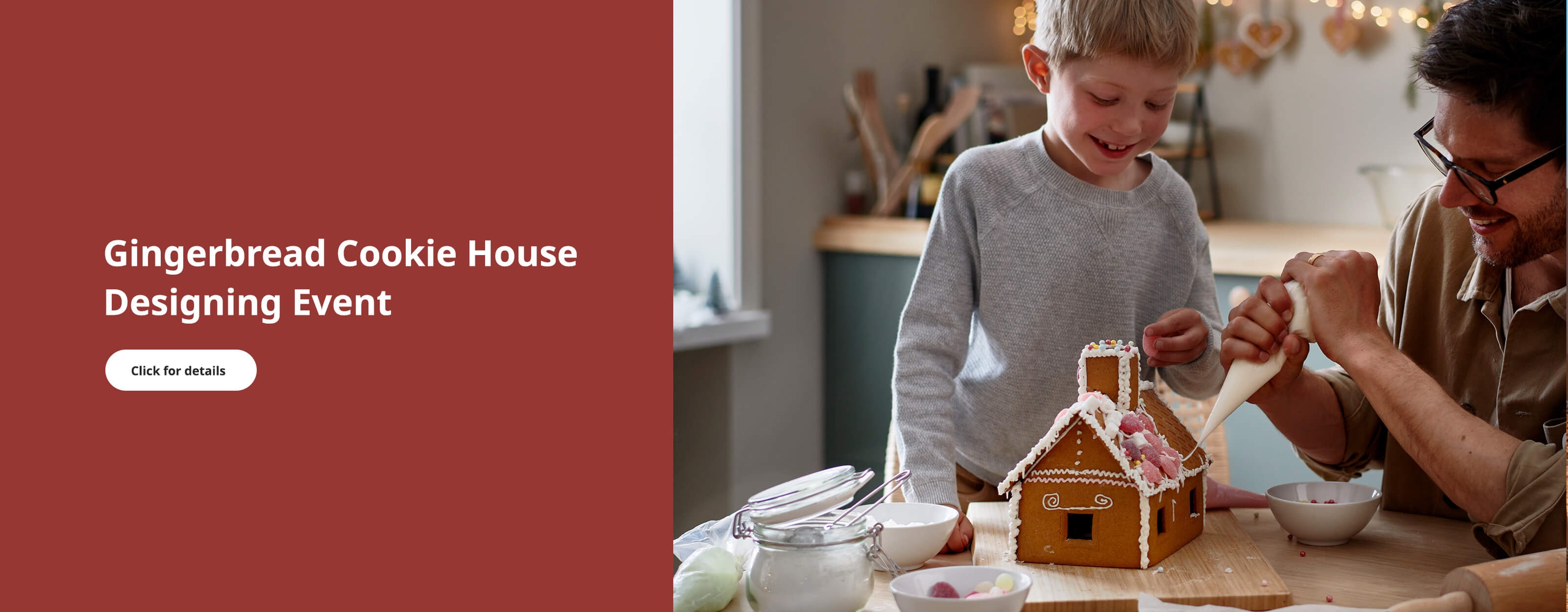 Gingerbread Cookie House Designing Event