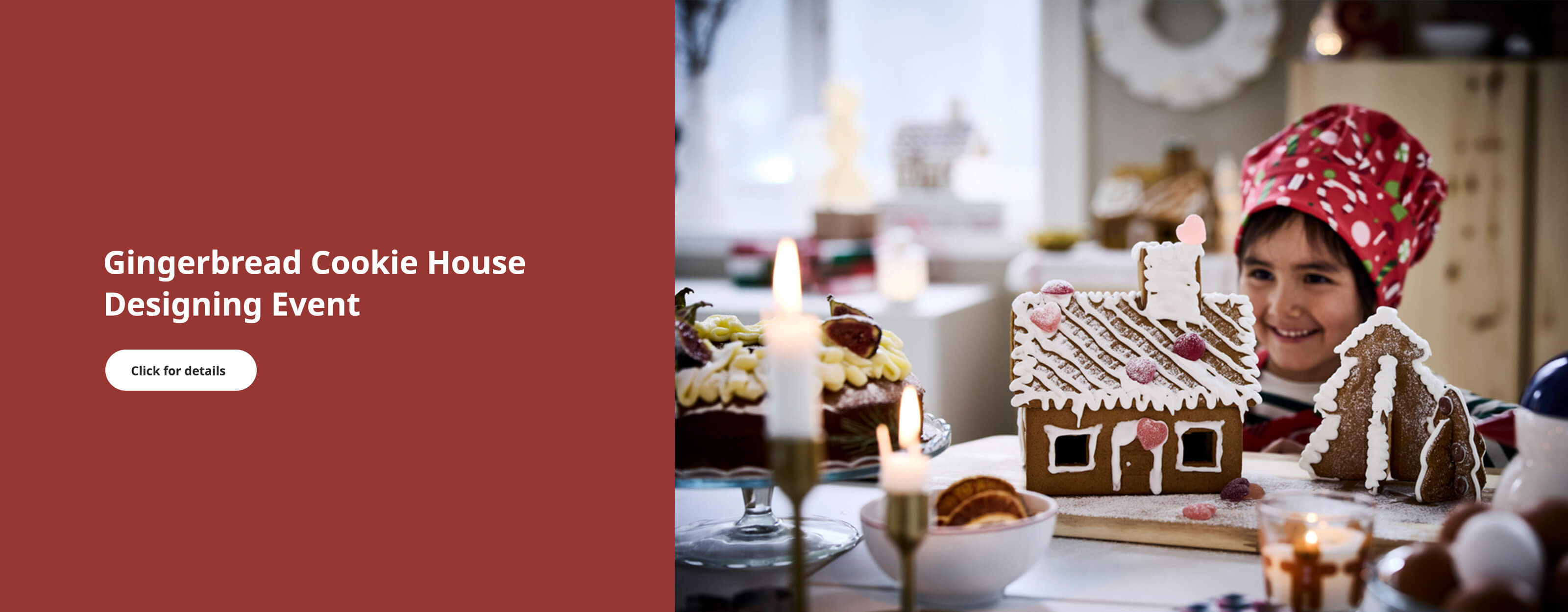 Gingerbread Cookie House Designing Event