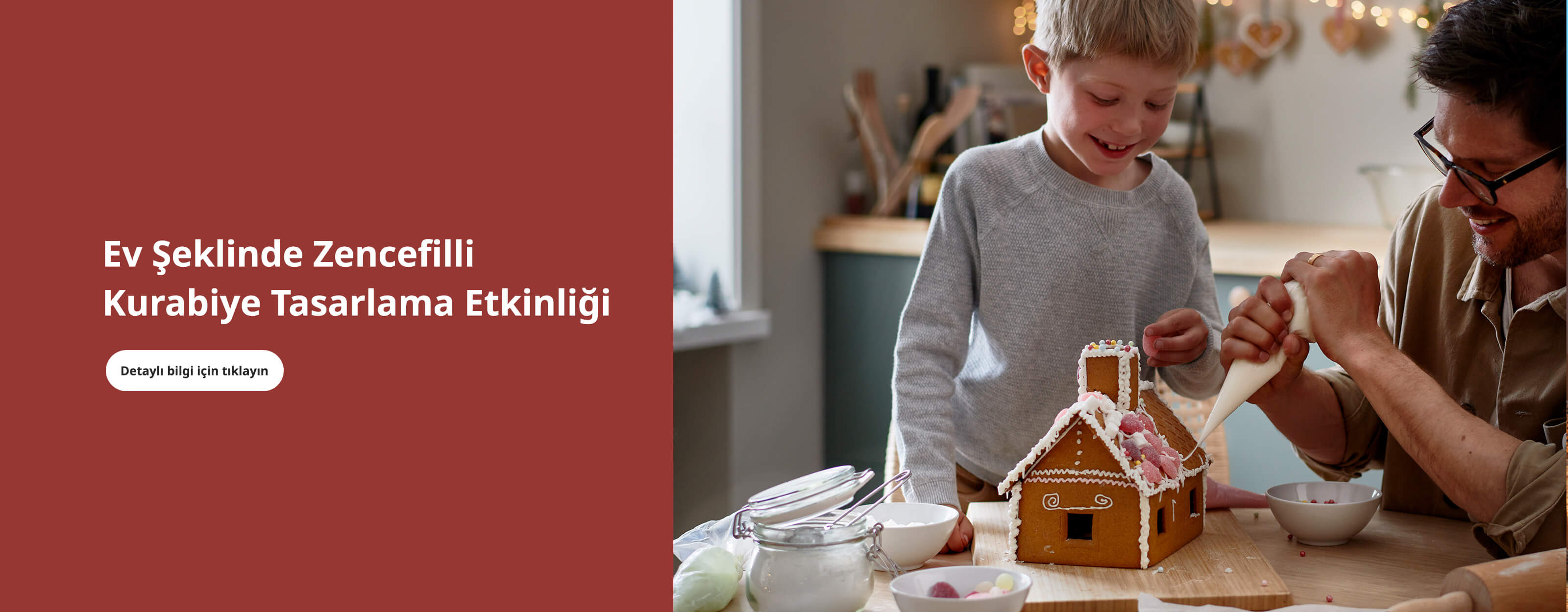 Ev Şeklinde Zencefilli Kurabiye Tasarlama Etkinliği