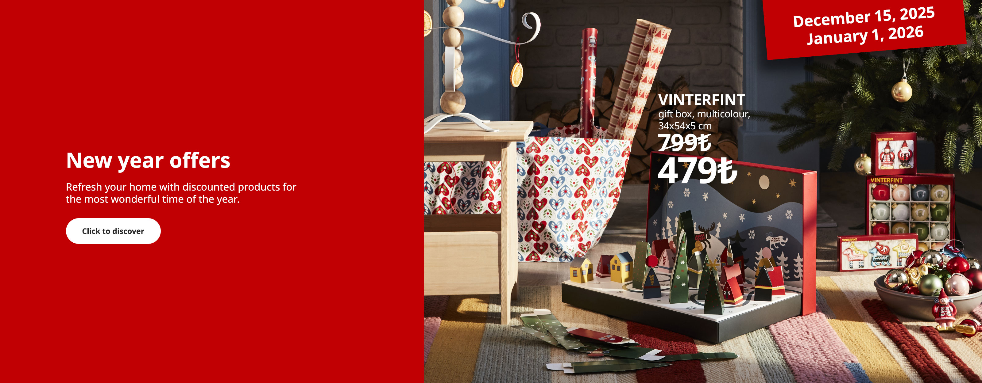 Yılbaşı fırsatı en