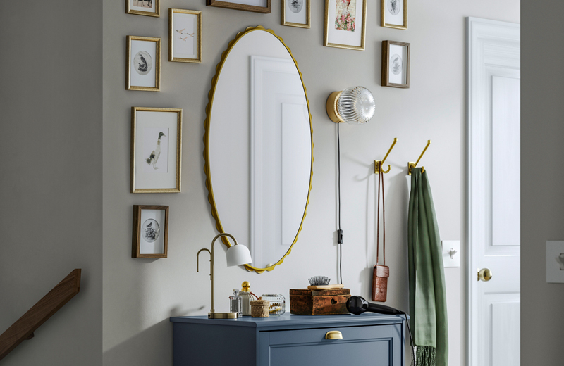 IKEA - Mirror decoration ideas for the hallway 