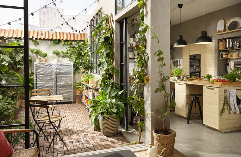 IKEA - Balkon kapatma fikirleriyle daha korunaklı bir alan