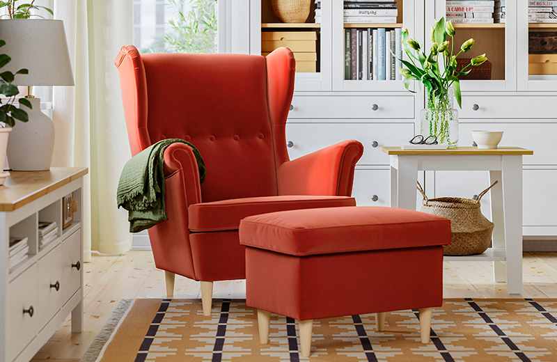 IKEA - Create cosy corners in your home with a single armchair