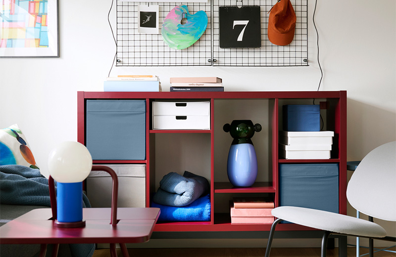 IKEA - Evlerde küçük alanlar için depolama fikirleri