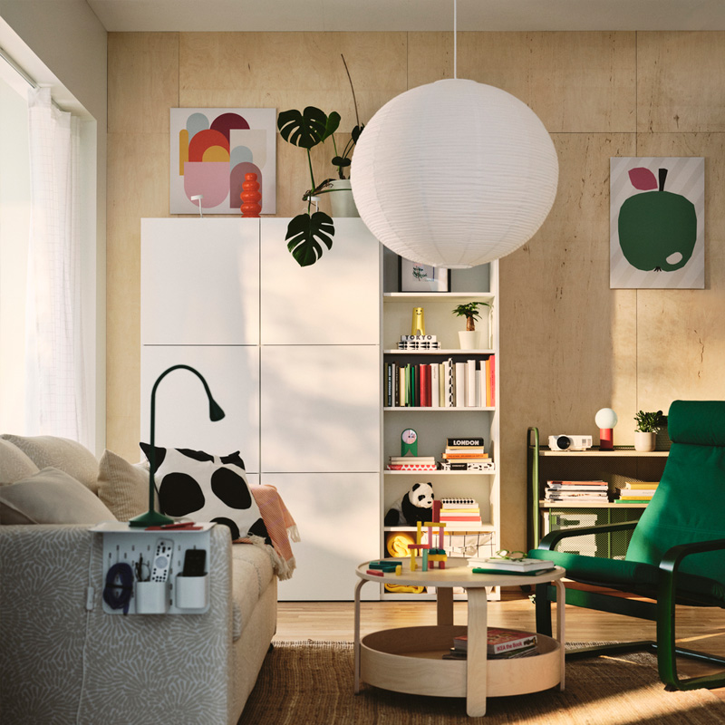 IKEA-neseli bir oturma odasi 2