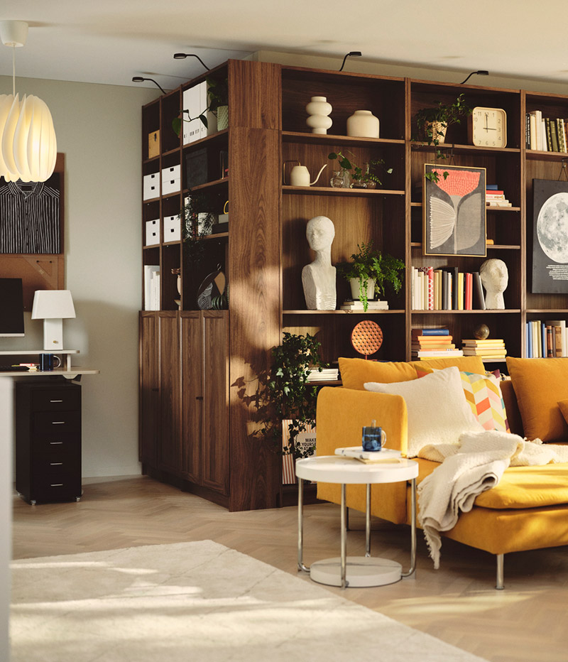 IKEA-aile yasamina uyum saglayan oturma odasi 2