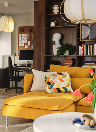 IKEA-aile yasamina uyum saglayan oturma odasi 6