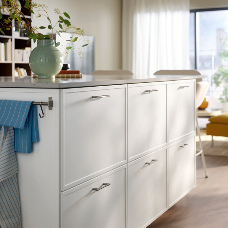 IKEA-akilli depolamaya alan yaratan minimalist bir mutfak 2