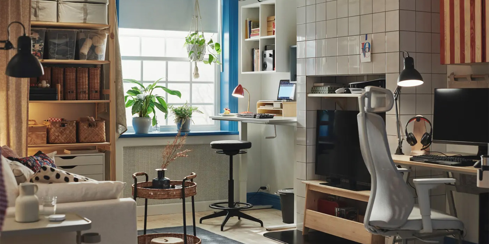 IKEA-ayni zamanda oyun odasi olan bir ev ofis 01