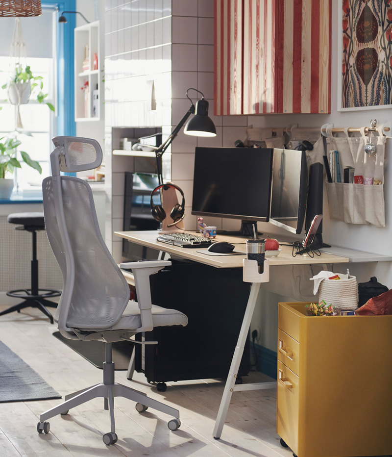 IKEA-ayni zamanda oyun odasi olan bir ev ofis 03