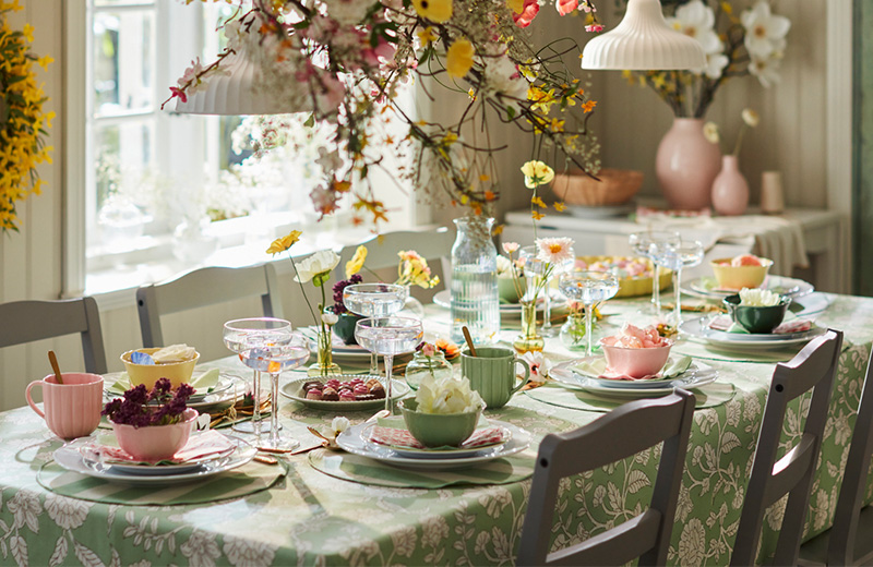 IKEA - Bahar için çiçekli desenleri tercih edin