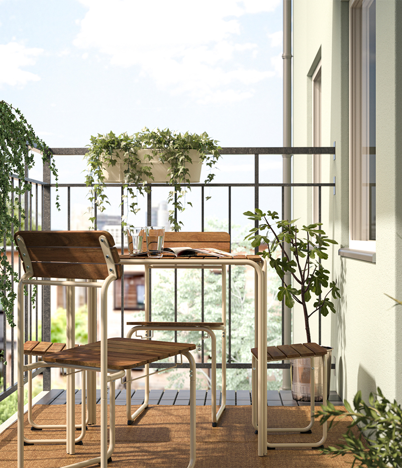 IKEA-balkon dekorasyonu nasil yapilir 3