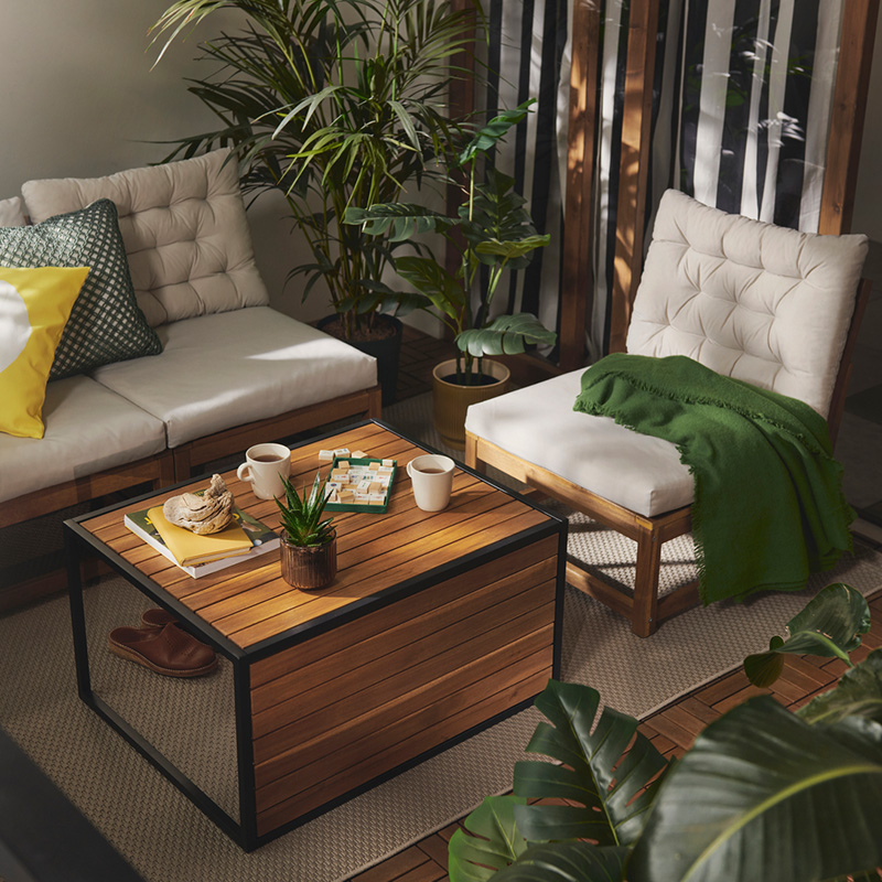 IKEA-balkonda yemyesil bir dinlenme alani 4