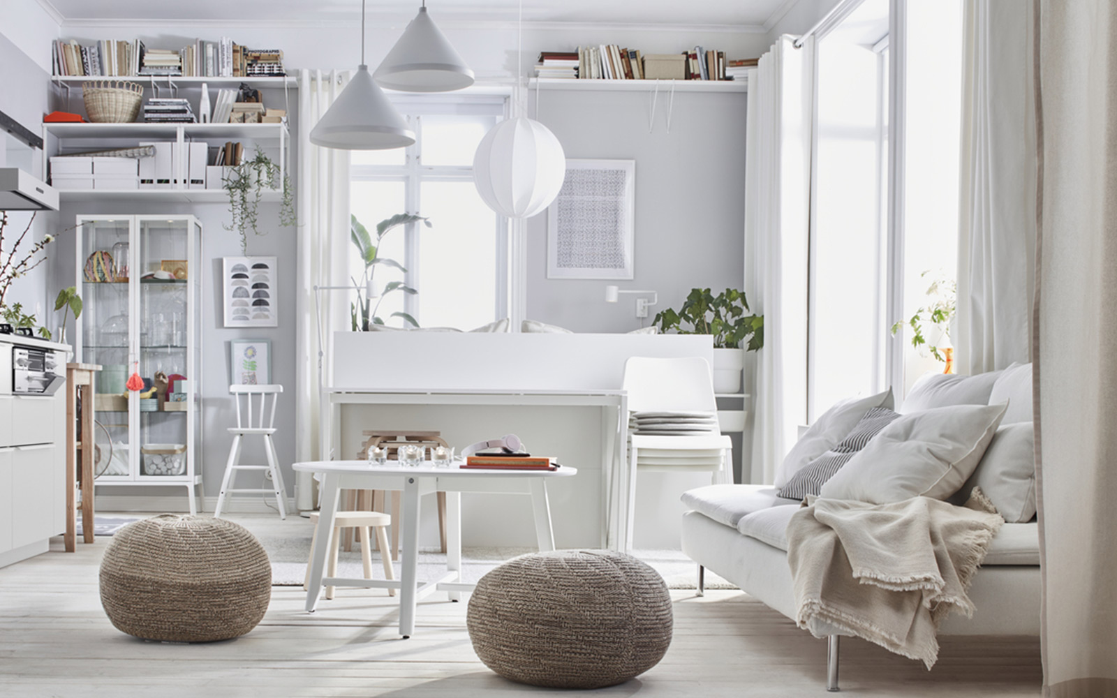 IKEA-beyaz ev dekorasyonu 1
