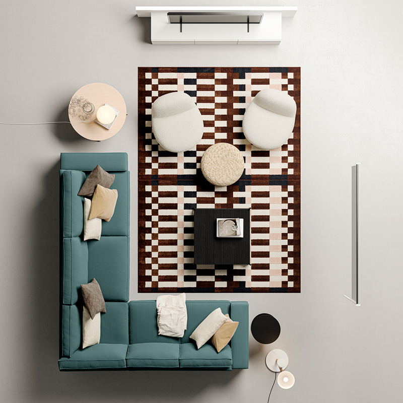 IKEA-dikdortgen salon dekorasyonu fikirleri 03