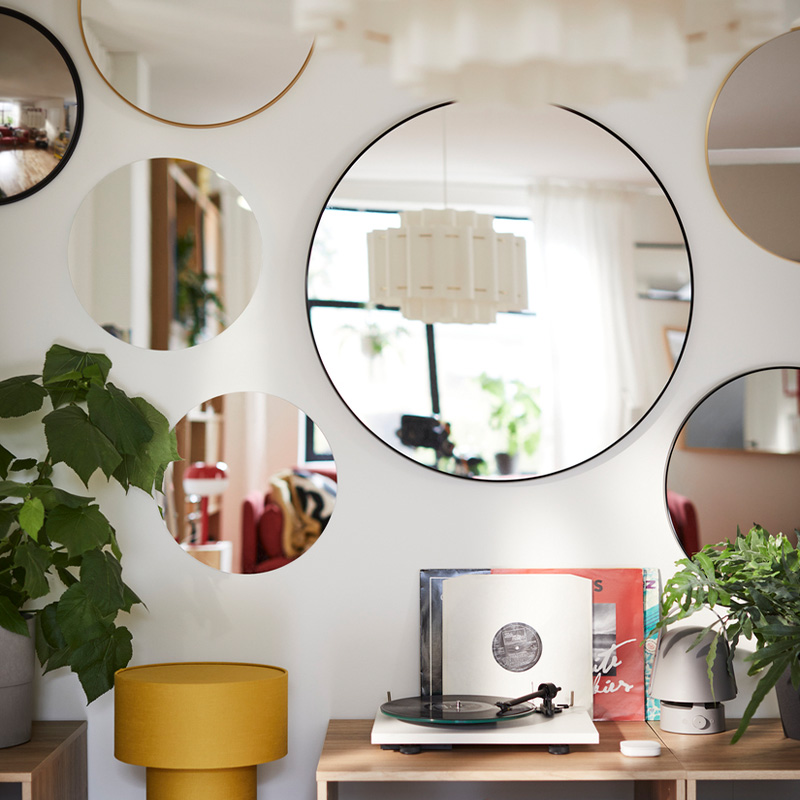 IKEA-dikdortgen salon dekorasyonu fikirleri 08