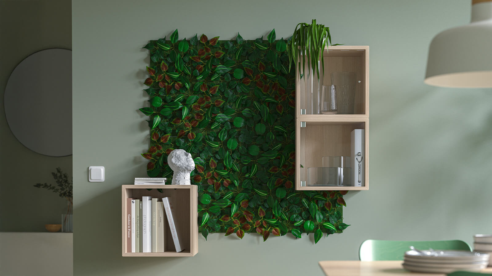 IKEA-dogal ve dikey duvar bitkileriyle dekorasyon 01 web